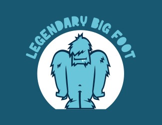 Projekt graficzny logo dla firmy online LEGENDARY BIG FOOT